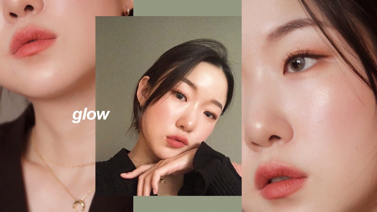 GLITTER AND GLOW ✨간편한 반짝이고 광나는 메이크업 💛 | inghwa 잉화