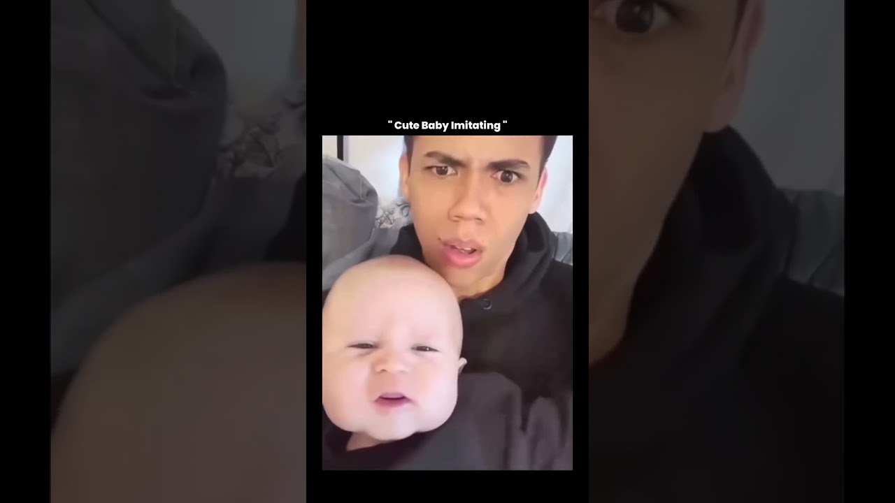 This video captures a common and meaningful moment in early childhood development