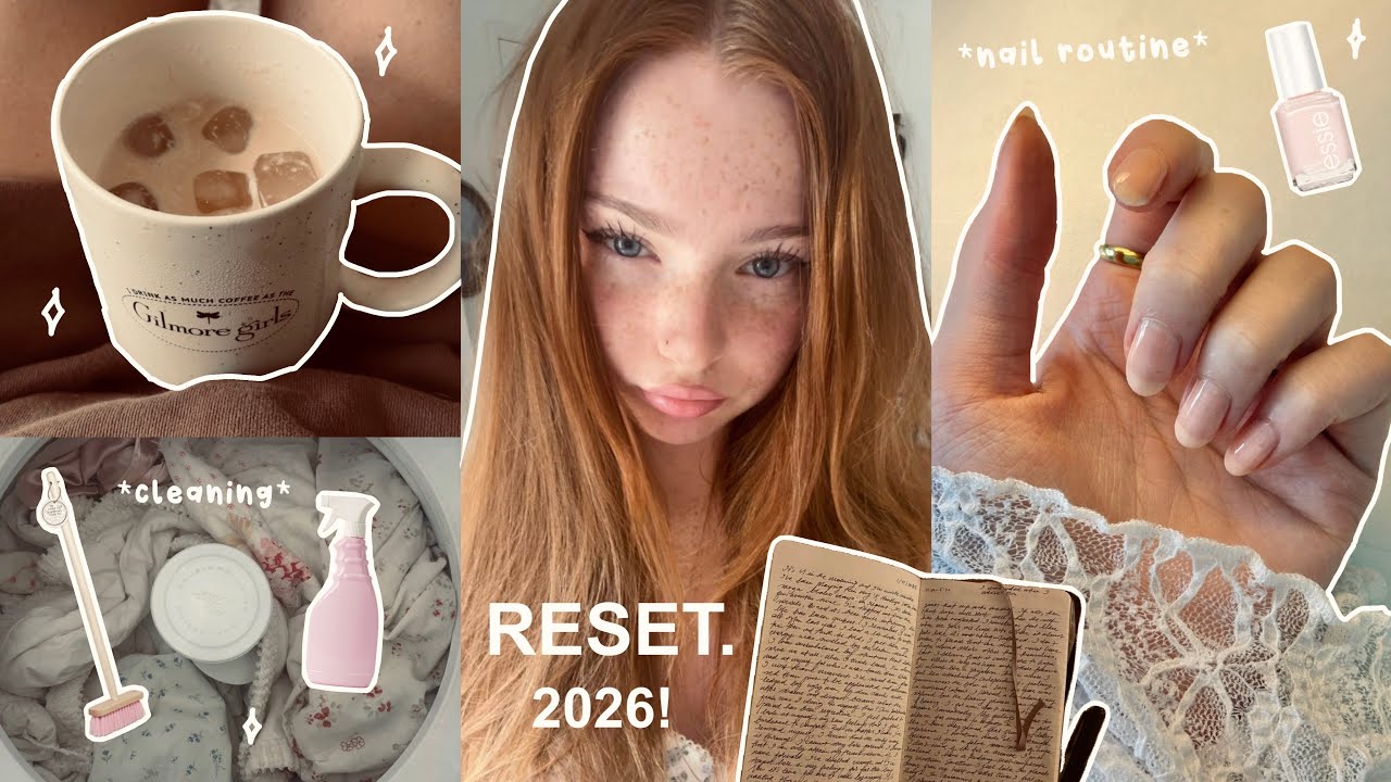 ✶ Видеоблог о перезагрузке в 2026 году: уборка, уход за собой, хорошее начало года.