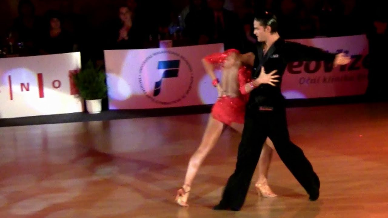 Nino Langella - Kristina Moshenskaya, Brno Open 2012, WDSF int. open latin, final - paso doble