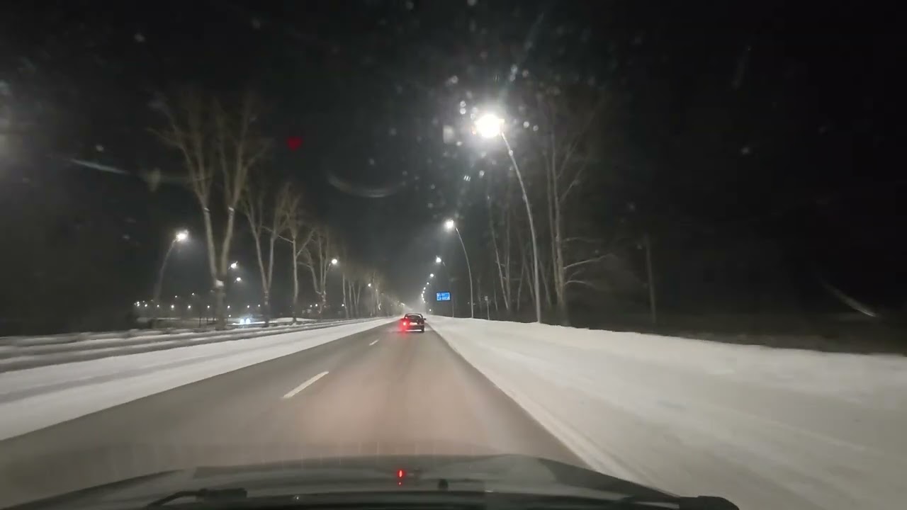 Красноярск, дорога в аэропорт 23.01.2026г.