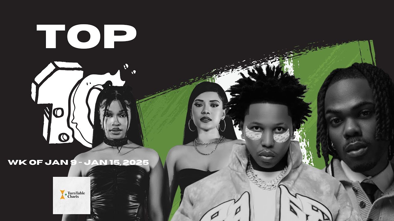 TOP 10 Nigerian Songs - Week of JAN 9 - JAN 15, 2025|| TurnTable Charts