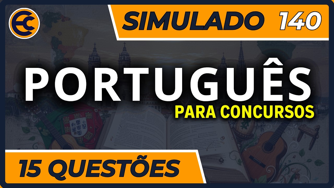 📘 NOVO SIMULADO DE PORTUGUÊS PARA CONCURSOS COM 20 QUESTÕES.