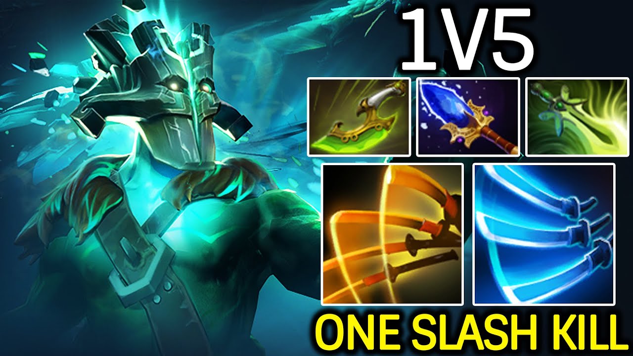 Juggernaut One Slash Kill &ndash; 1v5 Carry Hard Game Dota 2
