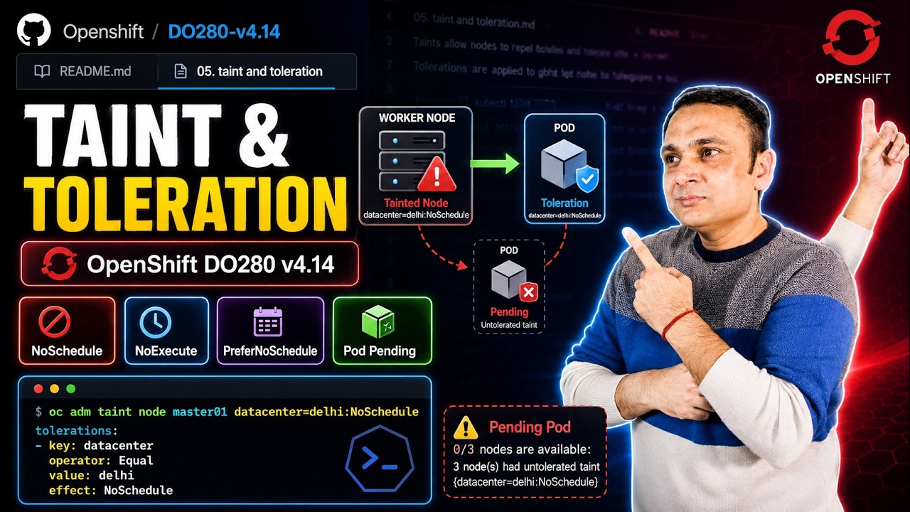 Ex280- Taint and Toleration