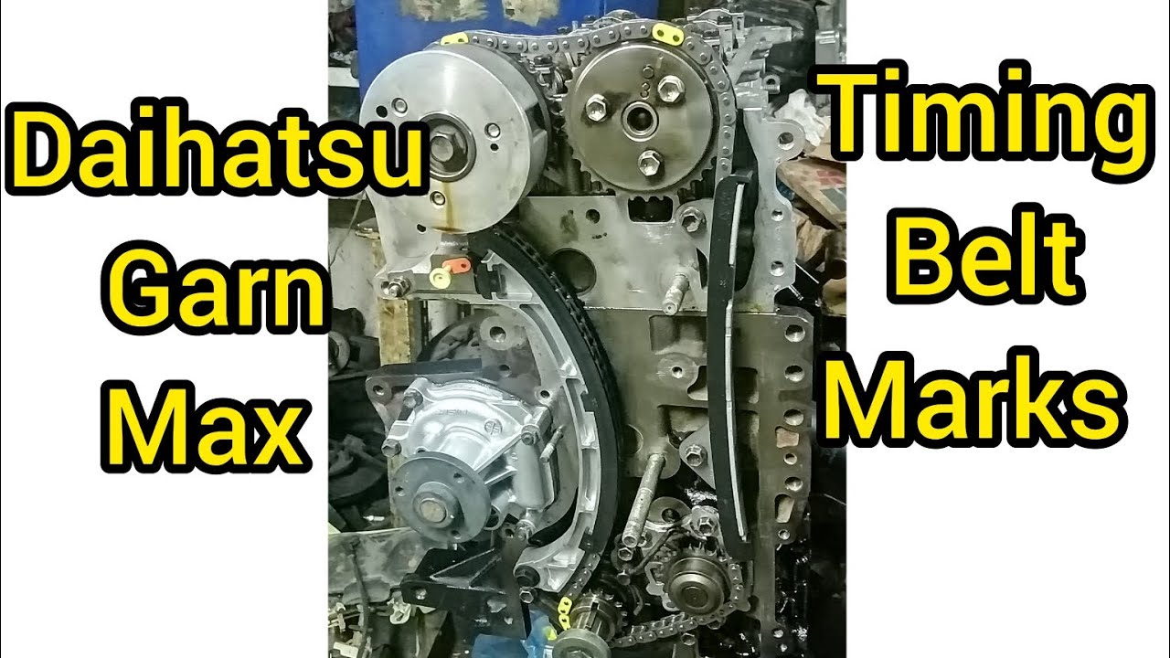 daihatsu Gran max And TERIOS timing chain marks #RkMoterGyan #Daihatsu