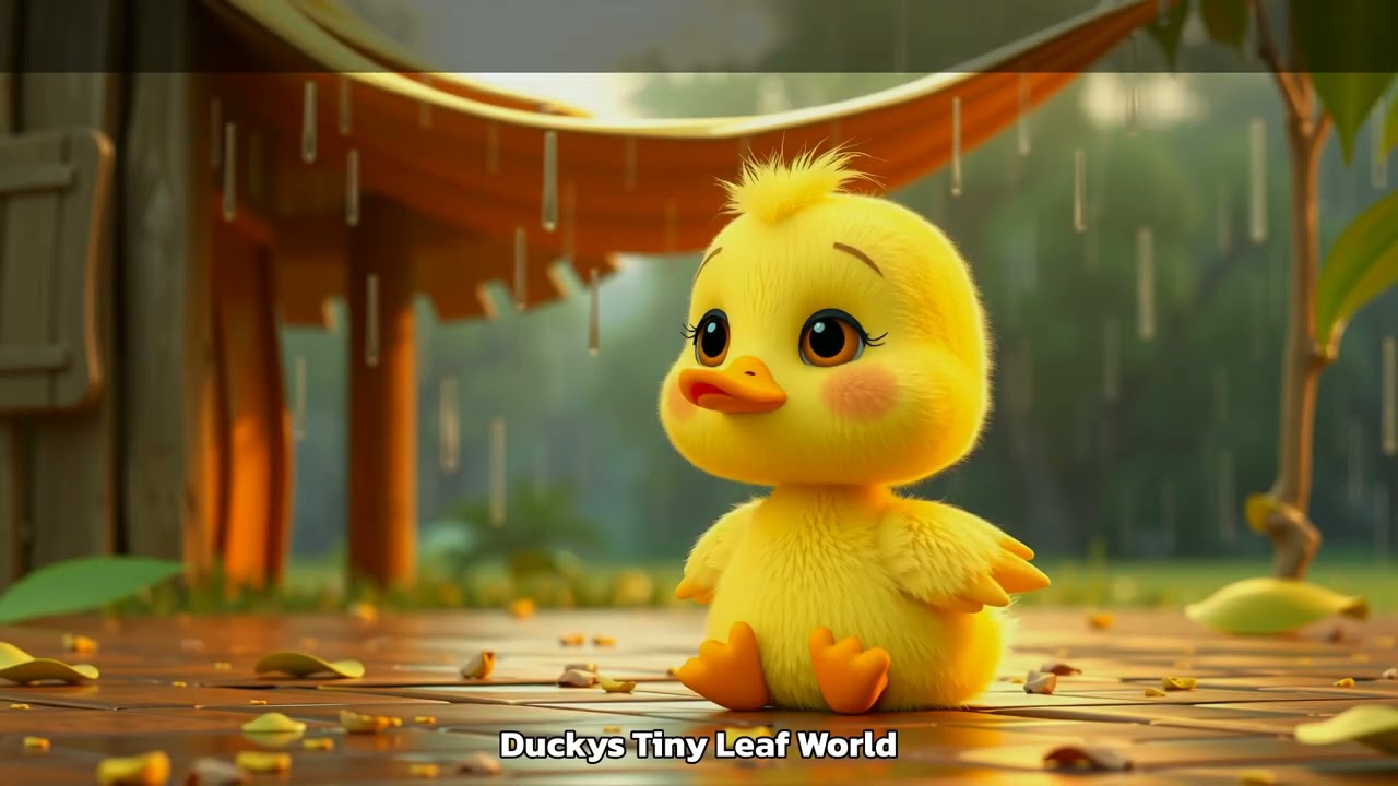 Ducky's Tiny Leaf World | Bedtime Story for Kids 🌙
