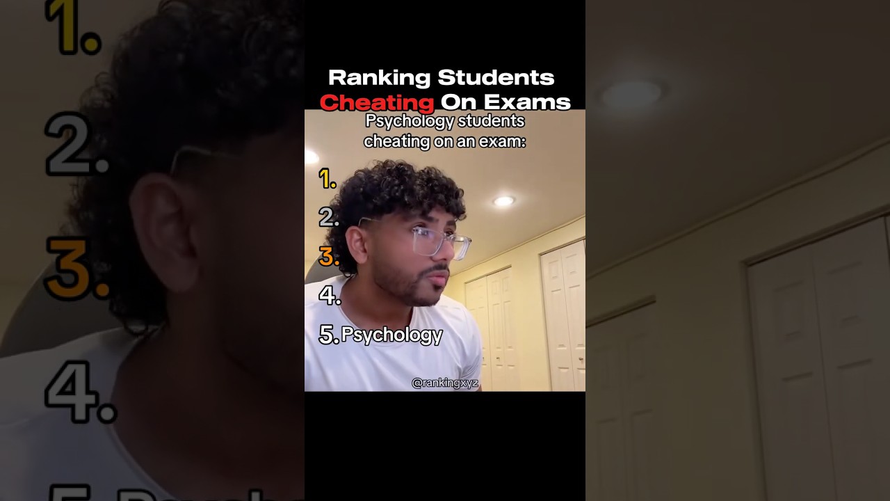 Ranking Students Cheating On their Exams