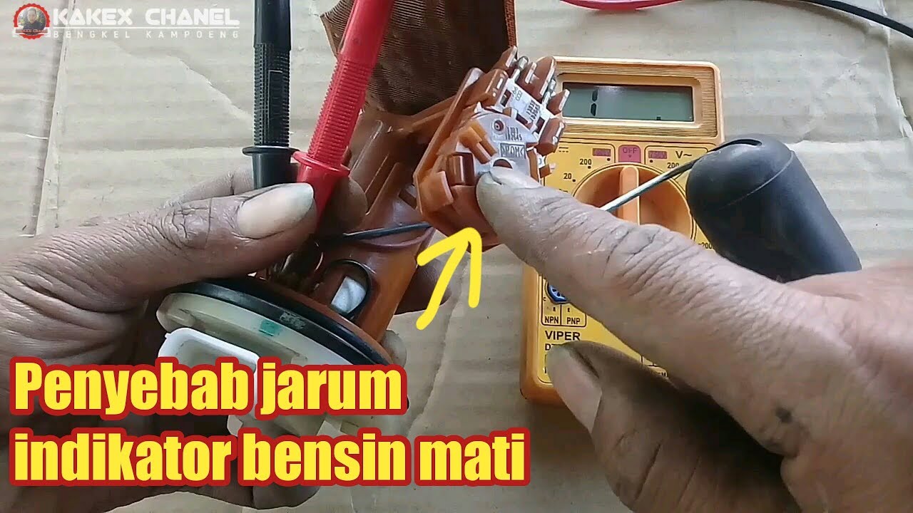 Trik mengatasi jarum INDIKATOR BENSIN tidak naik pada Beat FI | pelampung bensin Beat FI