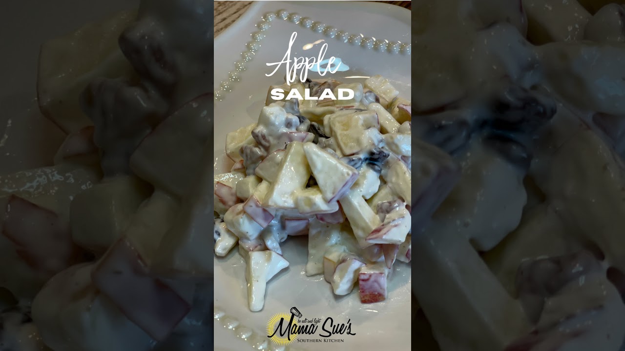 Delicious and Easy Apple Salad!  Easiest salad you will ever make!