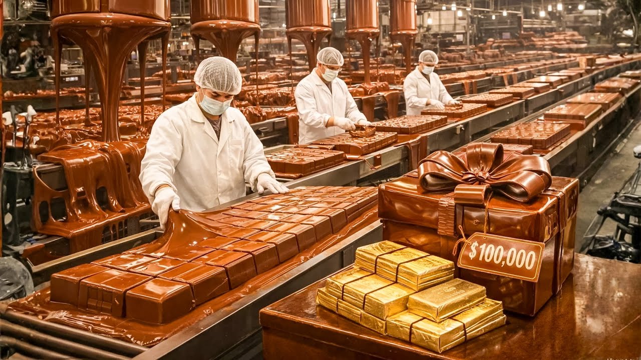 Inside the Chocolate Mega Factory 🍫 How Billions Worth Chocolate Is Made