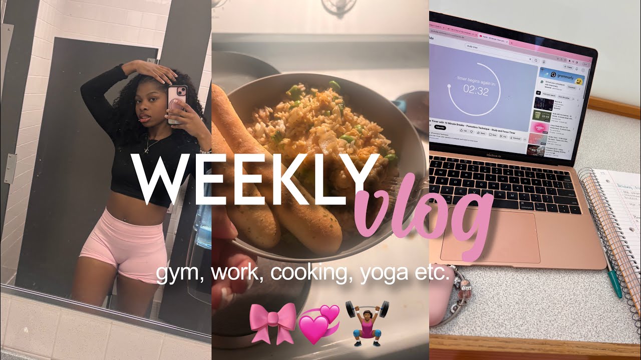 MINI VLOG💅🏾:: gym, yoga, first day back!!