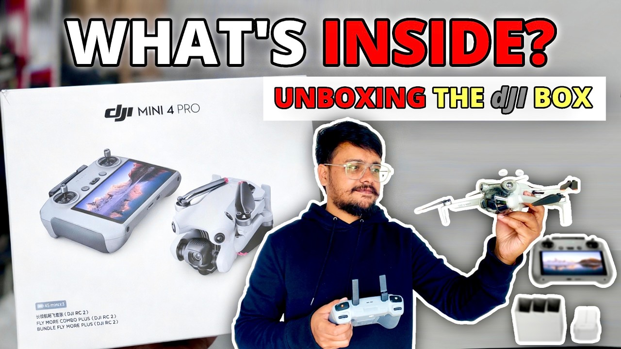 Before You Buy DJI Mini 4 Pro | Everything Inside The Box (Unboxing)