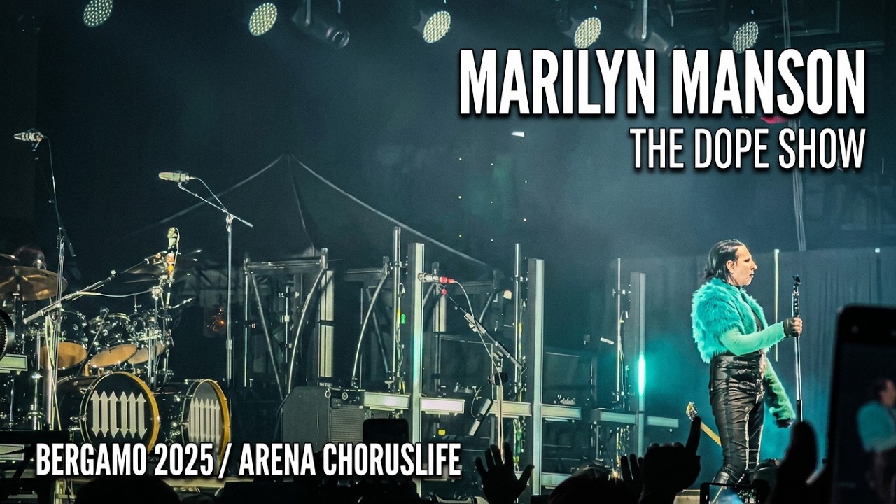 Marilyn Manson - Intro + The Dope Show - Live in Bergamo - 25th November 2025 - ChorusLifeArena