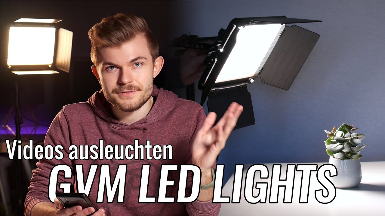 Professionelle Videolicht durch LED Studioleuchten von GVM? Review