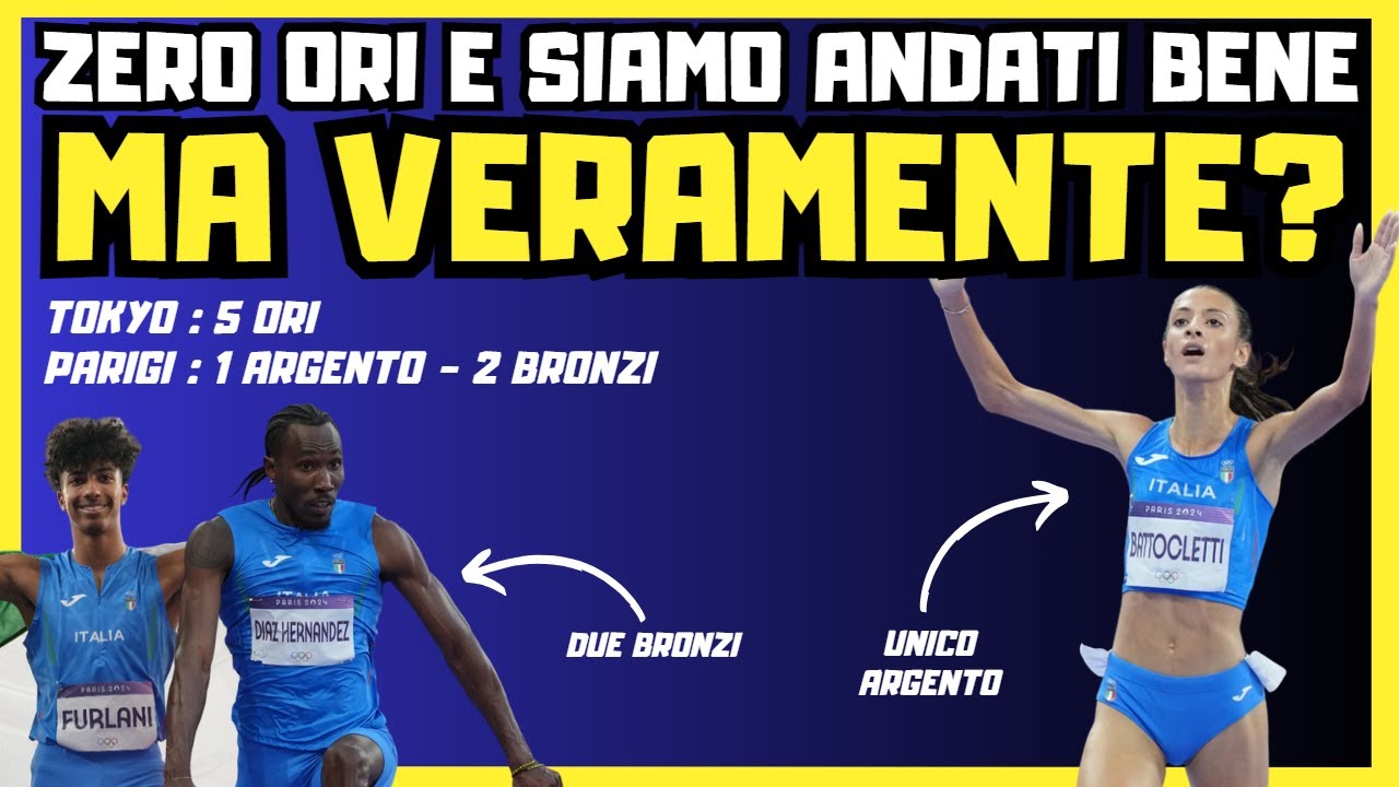ZERO ORI per l'ATLETICA ITALIANA ai Giochi Olimpici di Parigi - siamo andati bene?