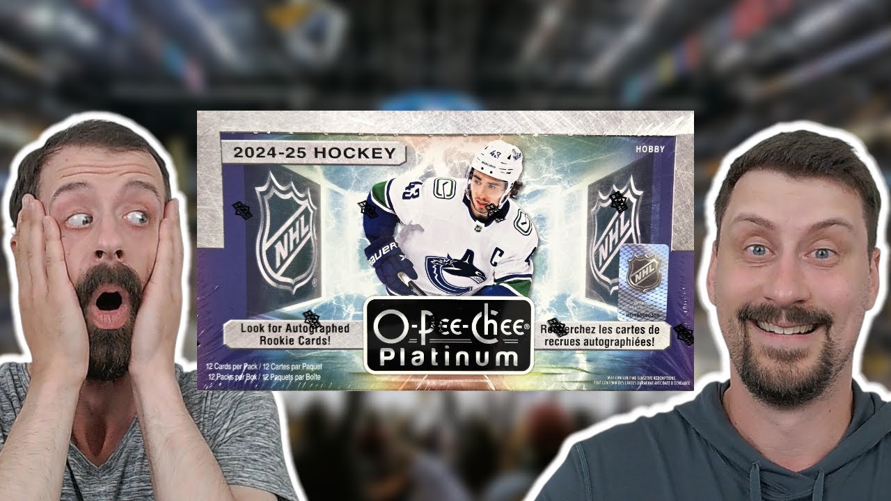 HUGE CELEBRINI PULL! 2024-25 Upper Deck O-Pee-Chee Platinum Hockey Box Break!