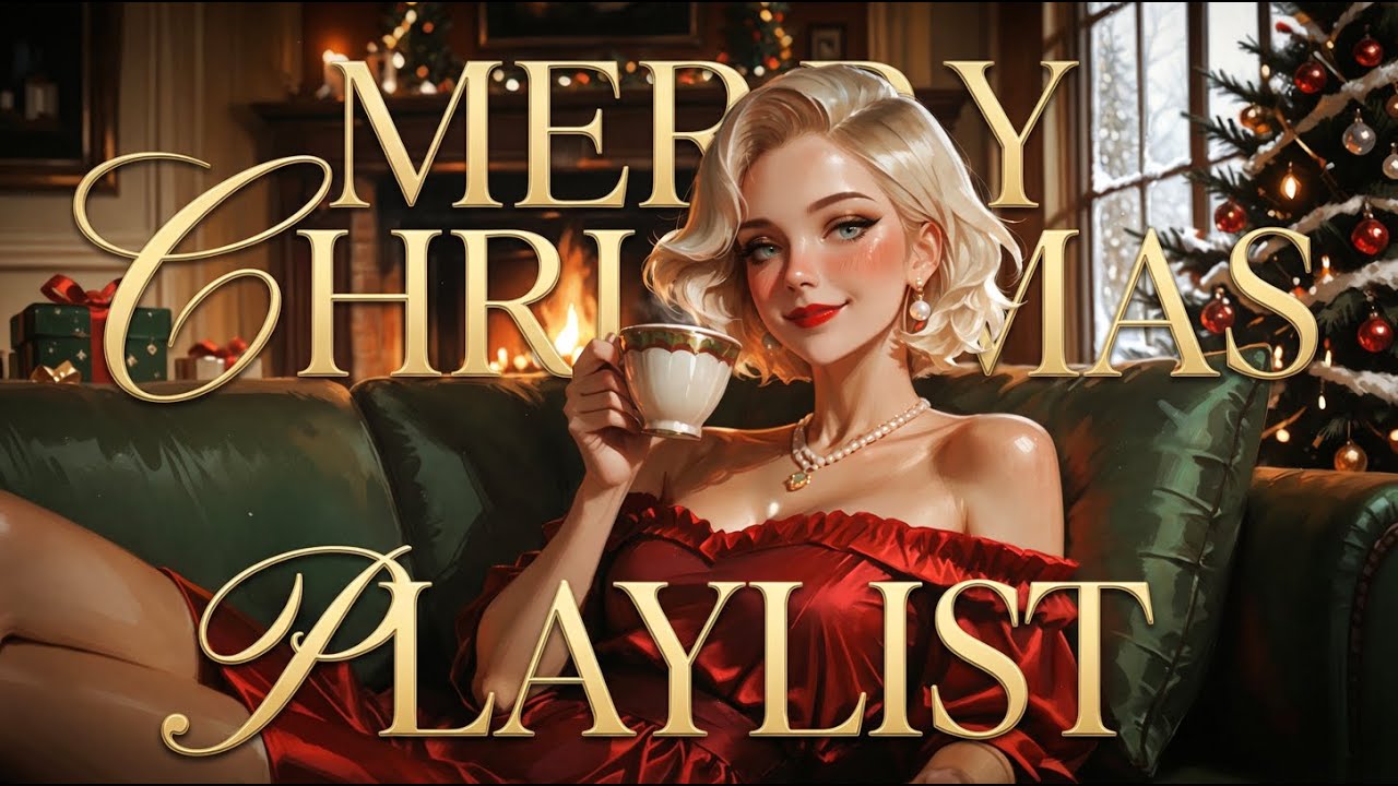Christmas Jazz & Fireplace 🎄 1950s Aestetic Jazz for a Vintage Christmas