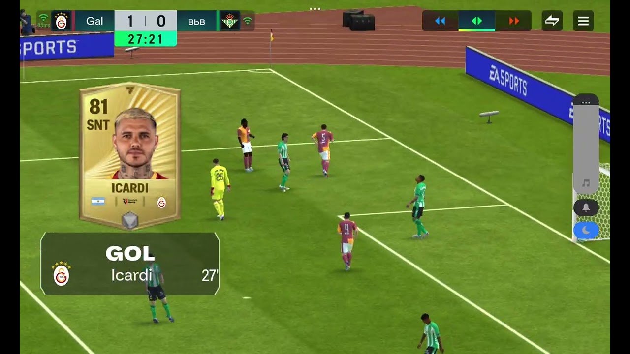 FC Mobile'de dostluk maçı ~ Galatasaray A. Ş. - Qarabağ F. K.