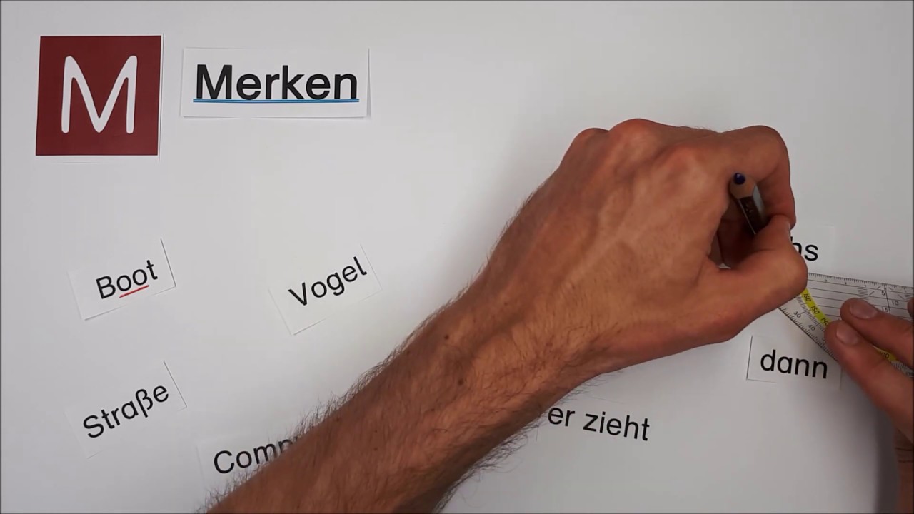 Rechtschreibstrategie: Merken
