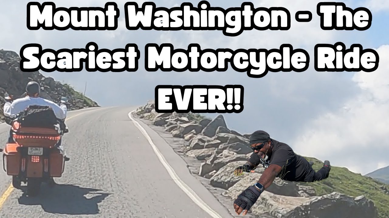 The Scariest - Beautiful Motorcycle Ride EVER!!! Mt Washington