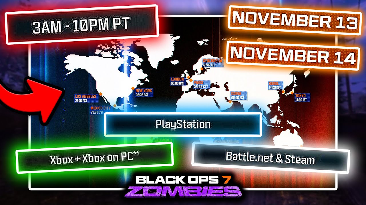 *LAUNCH TIMES & DATES* You NEED To Know For Black Ops 7!