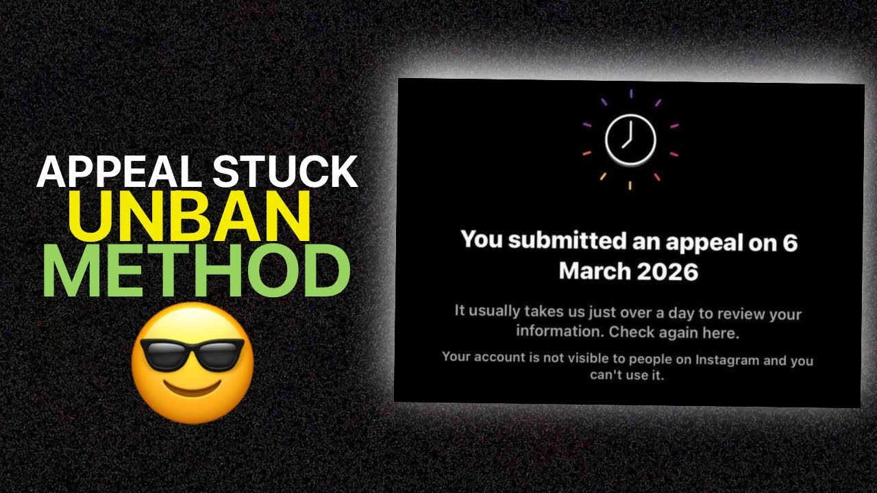 Instagram Appeal stuck unban method | You submitted an appeal Instagram | stuck unban method #h4van 