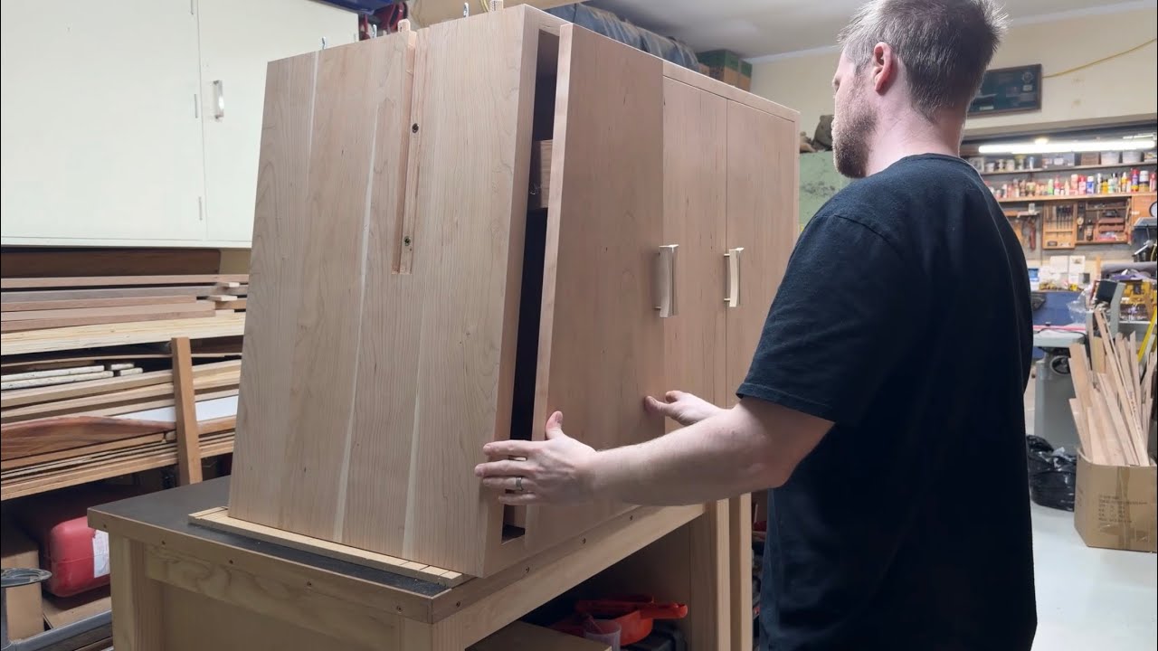 Building a Japanese Whiskey Cabinet from Solid Cherry - Part 18: Making the custom door handles