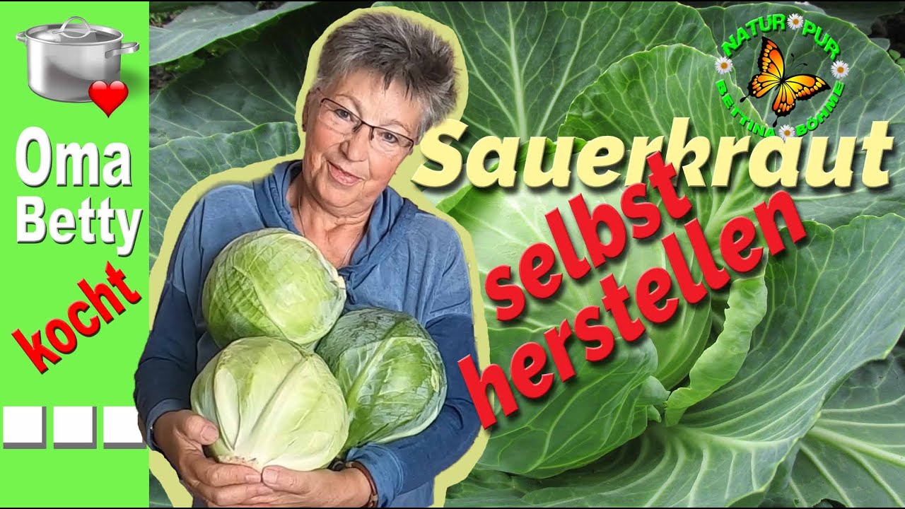 Sauerkraut/ nach dieser uralten Methode machst du dein eigenes Sauerkraut/Fermentieren