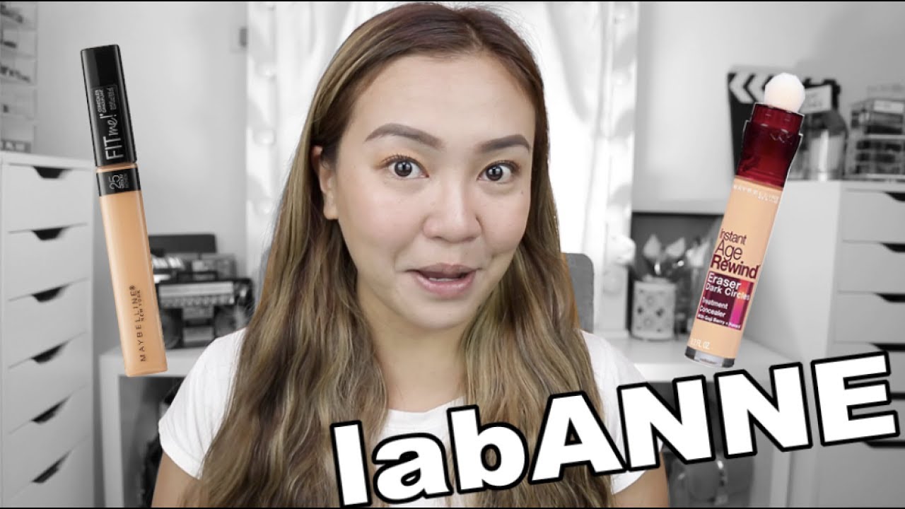 PARA SA OILY: INSTANT AGE REWIND O FIT ME CONCEALER? | LABANNE