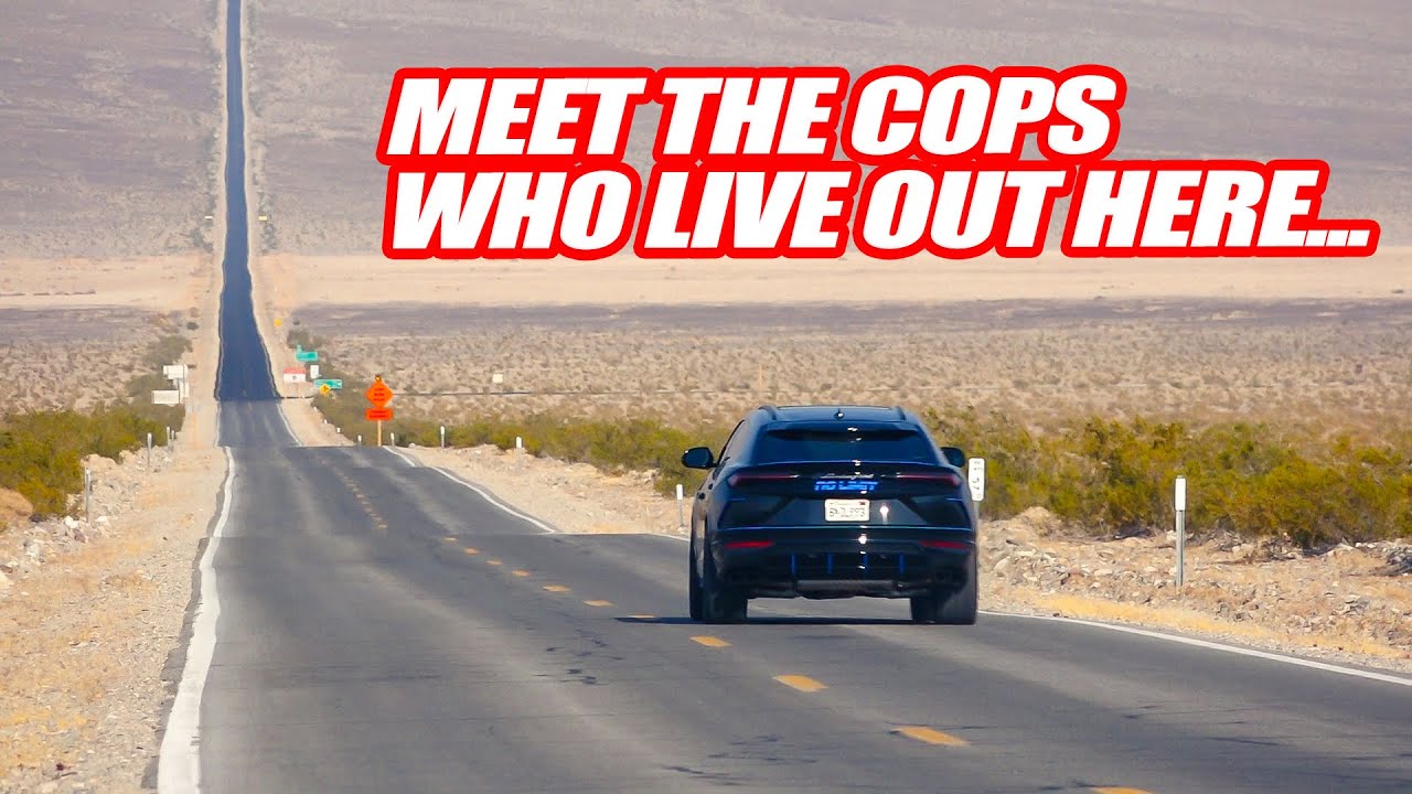 DRIVING SUPERCARS THROUGH 1 OF THE WORLD'S HOTTEST DESERTS! + Meeting Cops & People Living There!