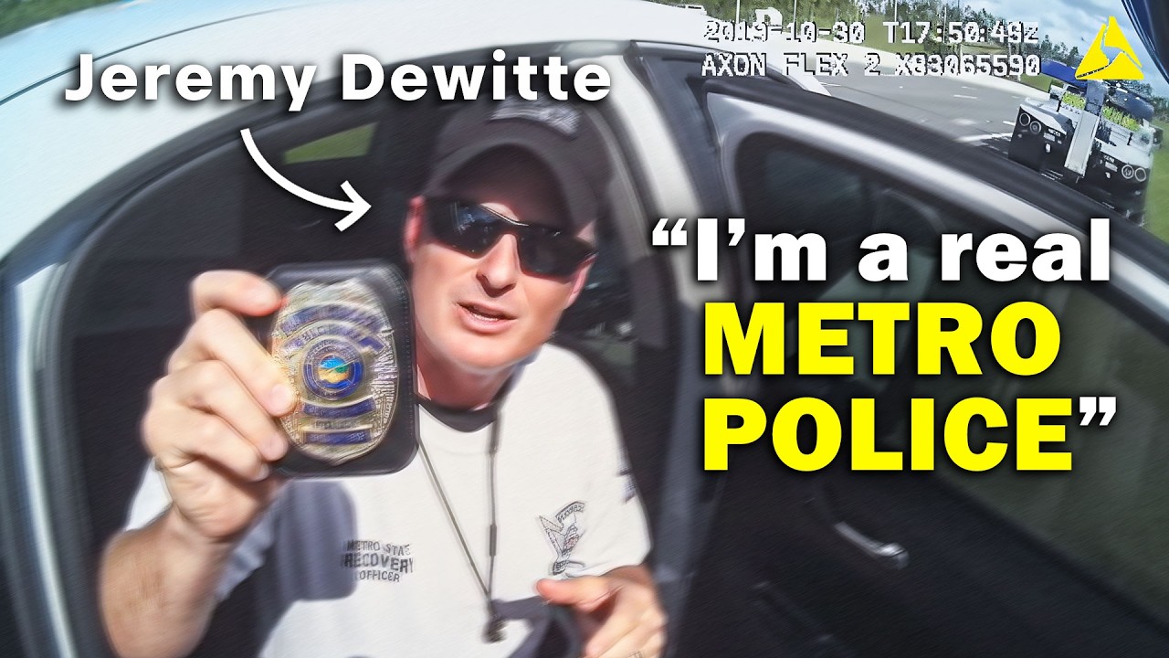 Serial Police Impersonator Jeremy Dewitte Arrested for Outstanding Warrants   Reckless Driving.