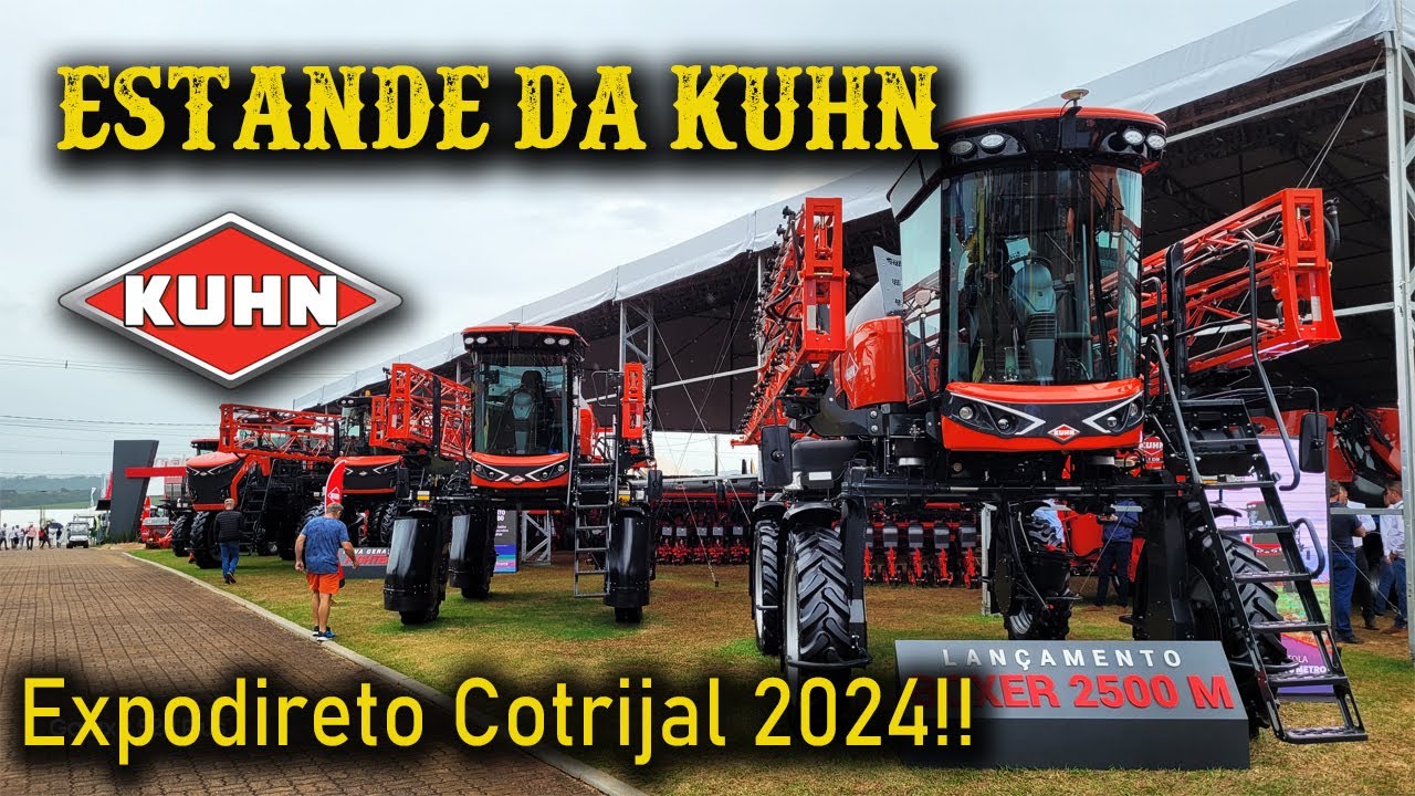 MUITA TECNOLOGIA NO ESTANDE DA KUHN!! [EXPODIRETO COTRIJAL 2024]