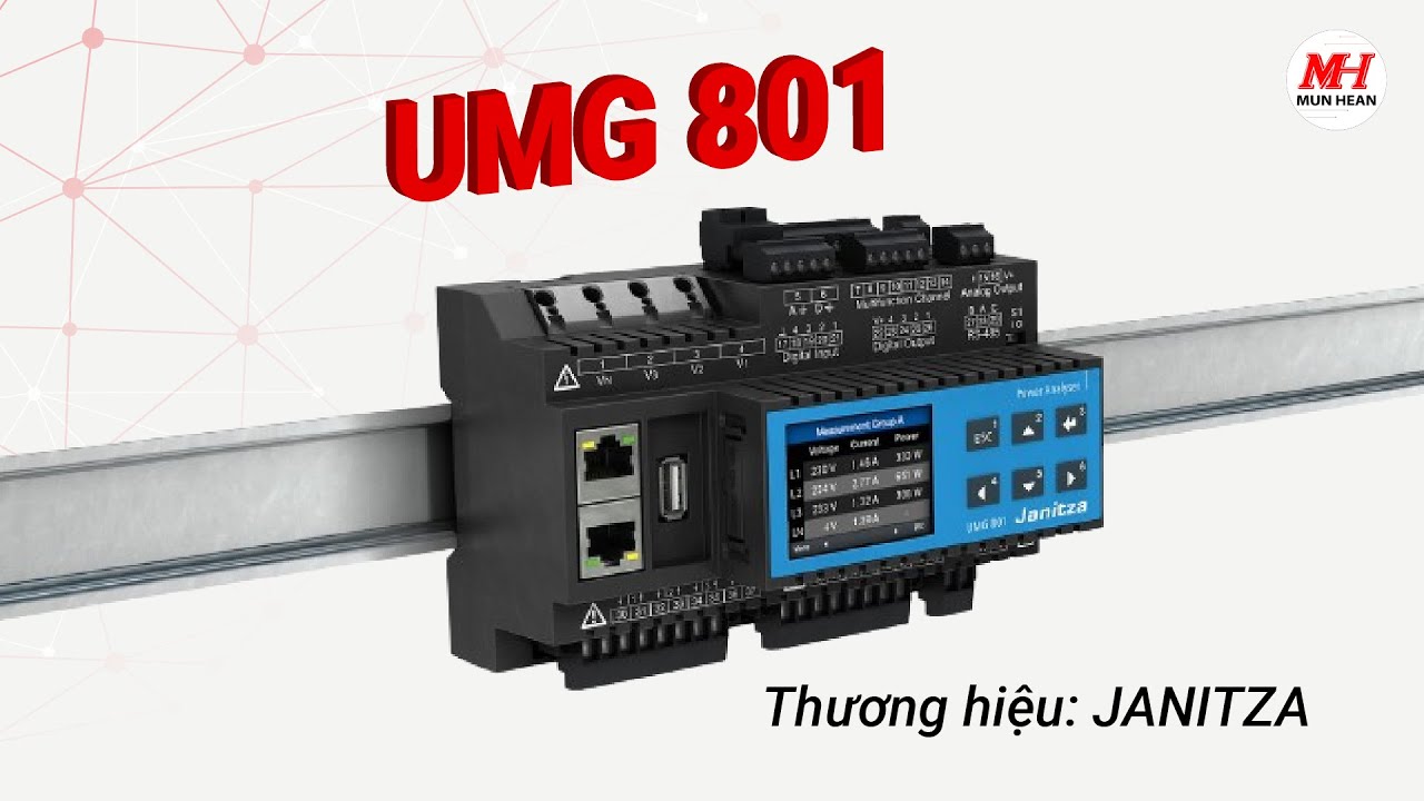 ĐỒNG HỒ ĐO ĐIỆN ĐỨC_JANITZA_UMG 801_ĐỒNG HỒ ĐO ĐIỆN NĂNG CHẤT LƯỢNG CAO 2024_MUN HEAN VIET NAM