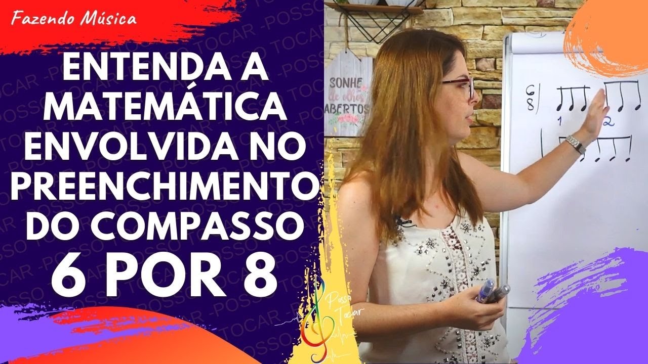 Essa é a lógica da escrita no compasso 6/8