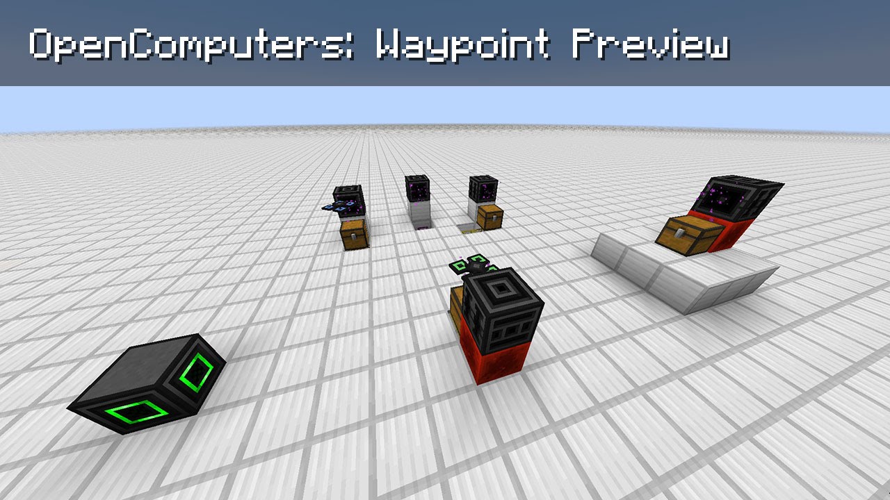 OpenComputers: Waypoints Preview