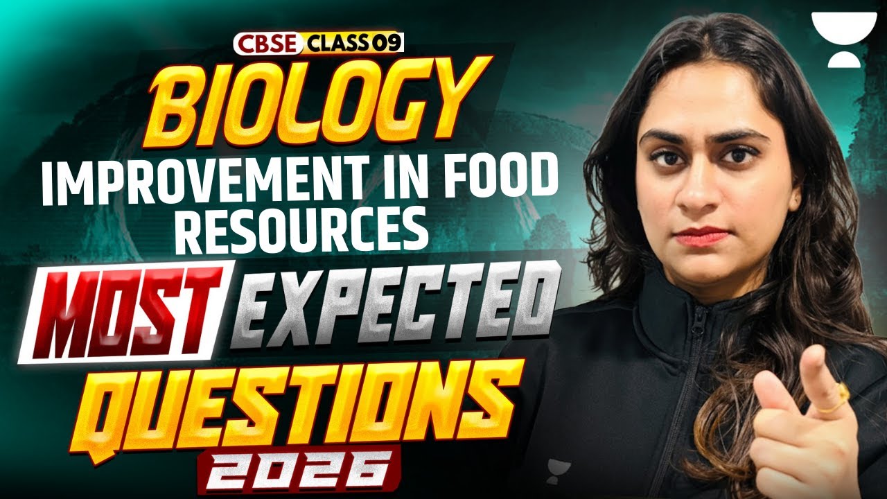 Improvement in Food Resources Class 9 || Biology Most Expected Questions || Shivangi Ma'am