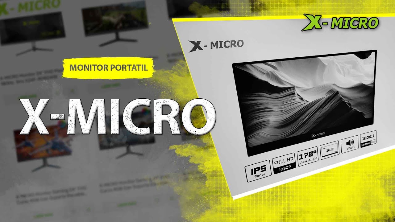 Monitor Portatil X-Micro | Unboxing & Review