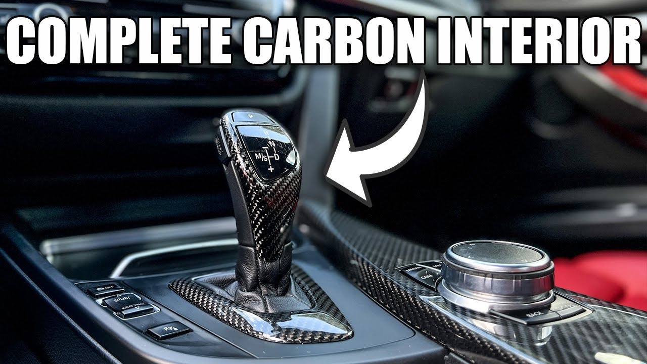 BMW F30 GETS COMPLETE CARBON INTERIOR TRANSFORMATION!
