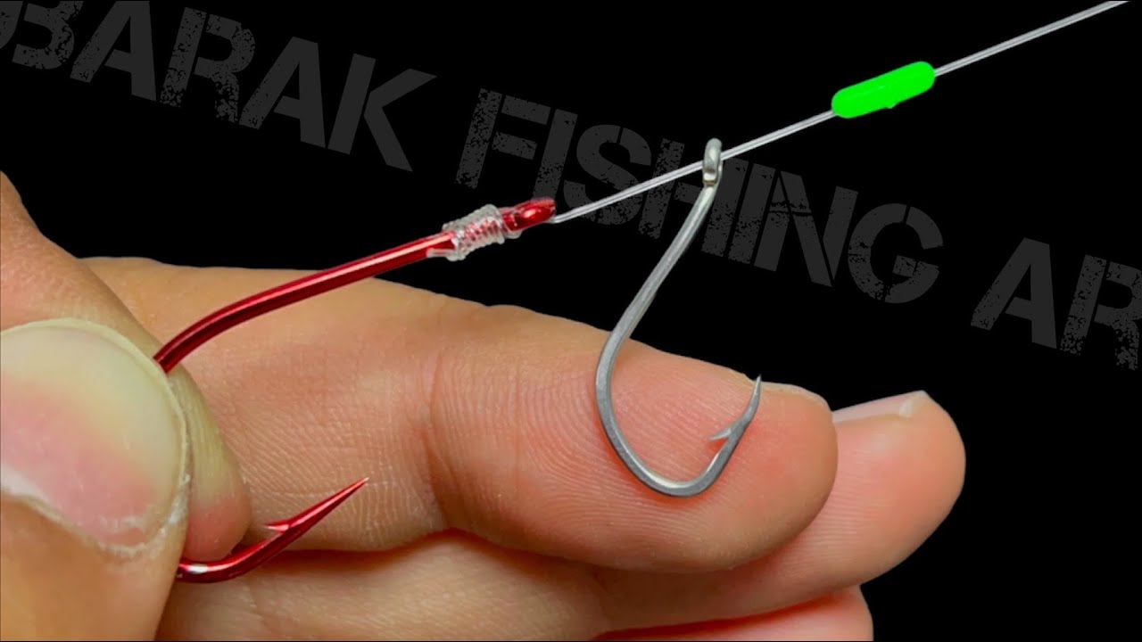 How To Properly Tie a Fishing Hook For Big Fish 🐟 || Bottom Fishing