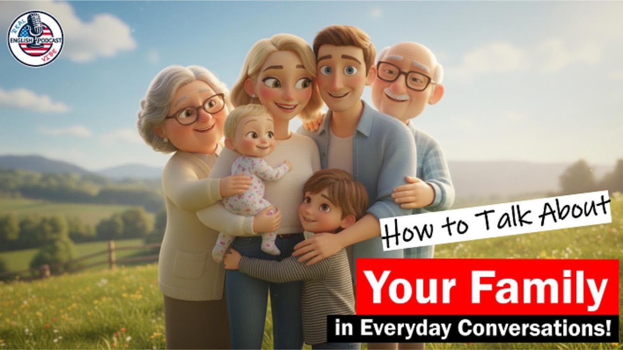 Learn English  with Podcast |  How to Talk About Family | Shadowing Technique | Daily Conversation