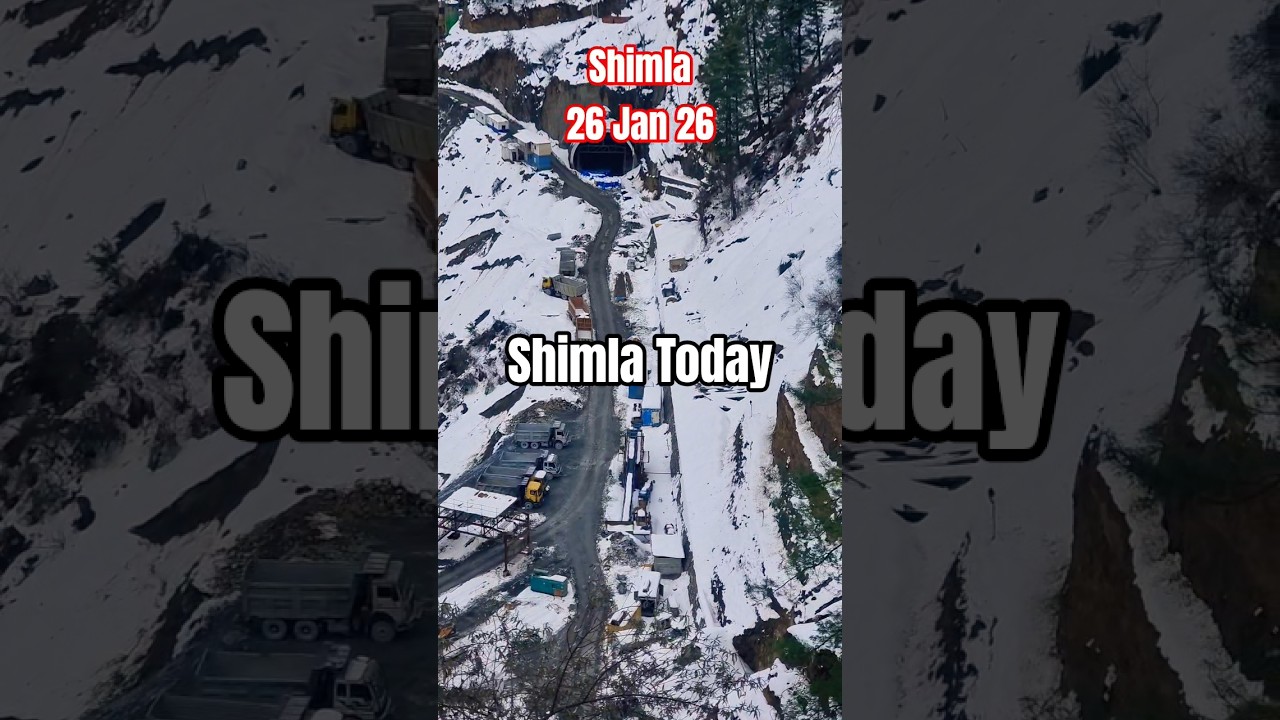Shimla Traffic Update 26 January 2026 #viral #harevaanmotovlogs #trendingshorts