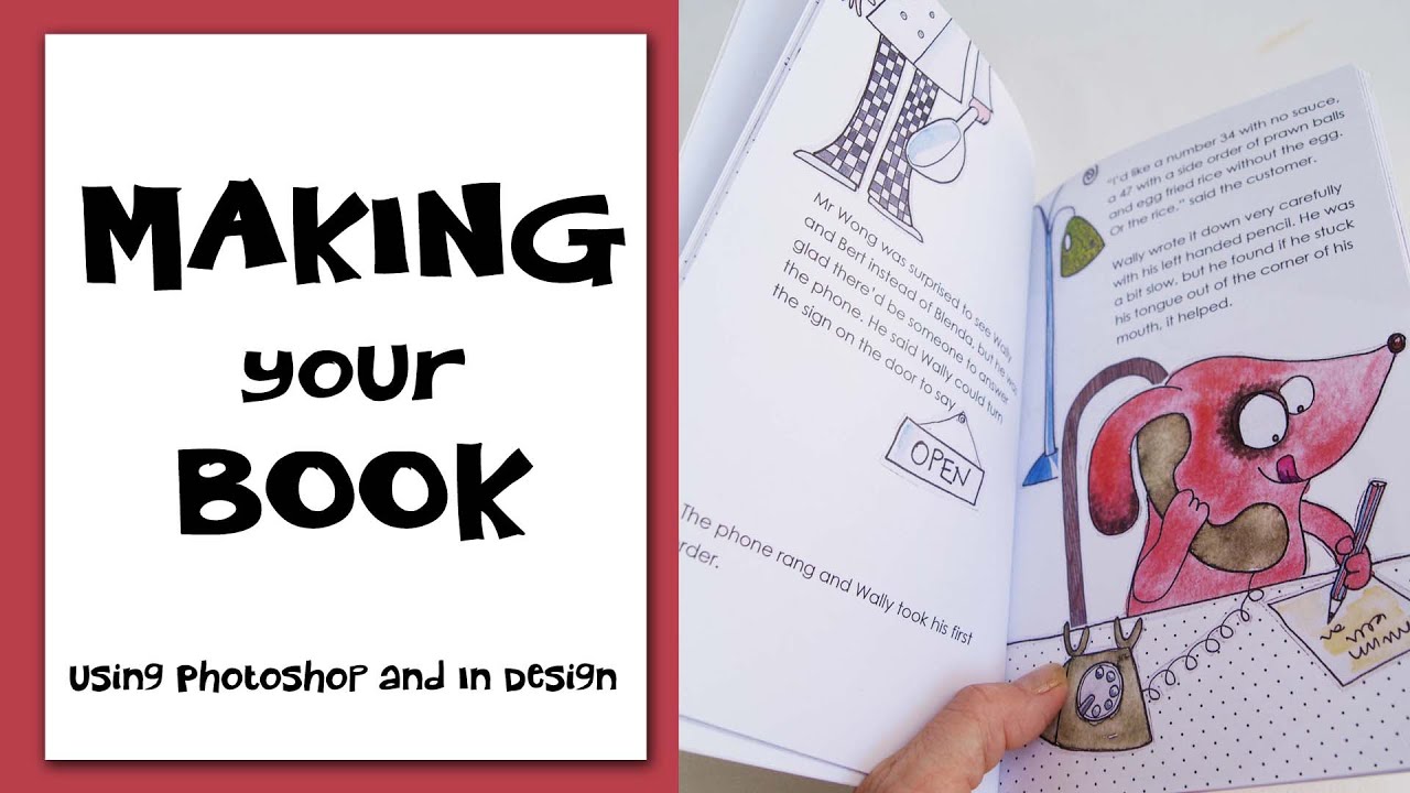 HOW DO YOU USE PHOTOSHOP TO MAKE BOOKS | how do I put my book together