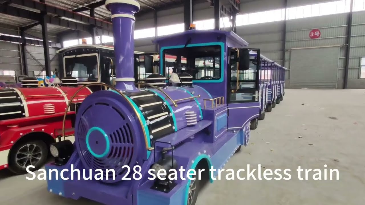 Sanchuan Trackless Train for Sale #tracklesstrain #trainrides #electrictrain #touristtrain