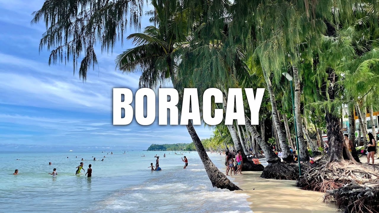 [4K] Boracay Walking Tour | White Beach Path Station 3 to Station 2 | Philippines 2022