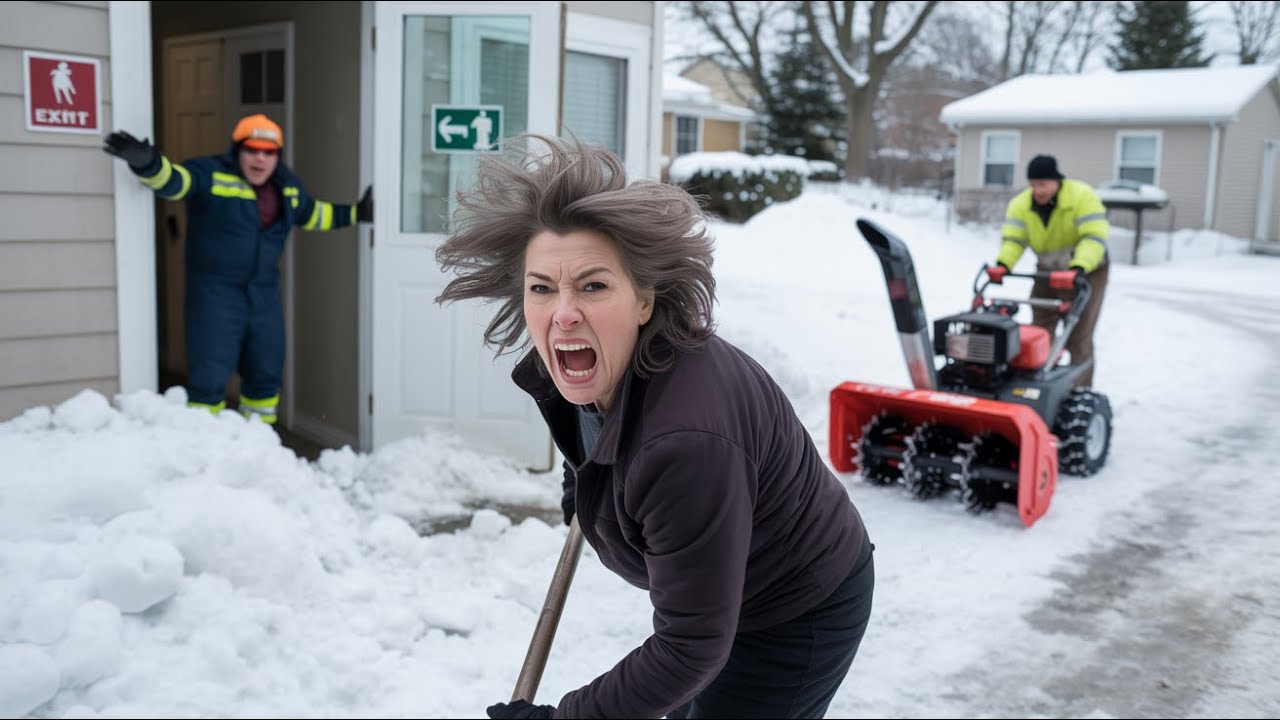 HOA Karen Buried Fire Exit Under Snow, 4 Minutes Later I Cleared It With a Turbo Snowblower