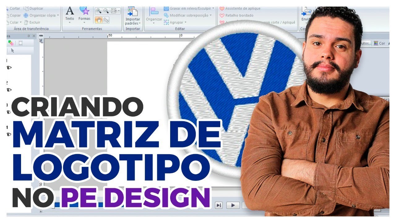 CRIANDO MATRIZ DE LOGOTIPO NO PE DESIGN