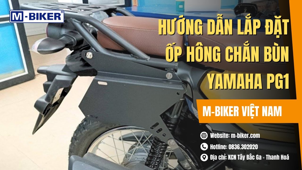 Hướng dẫn lắp ốp hông chắn bùn PG1 | Phụ kiện moto MBiker