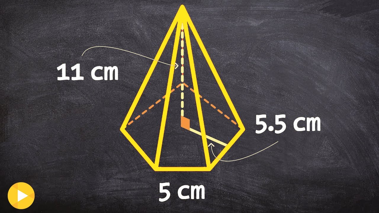 How to find the volume of a pentagonal pyramid