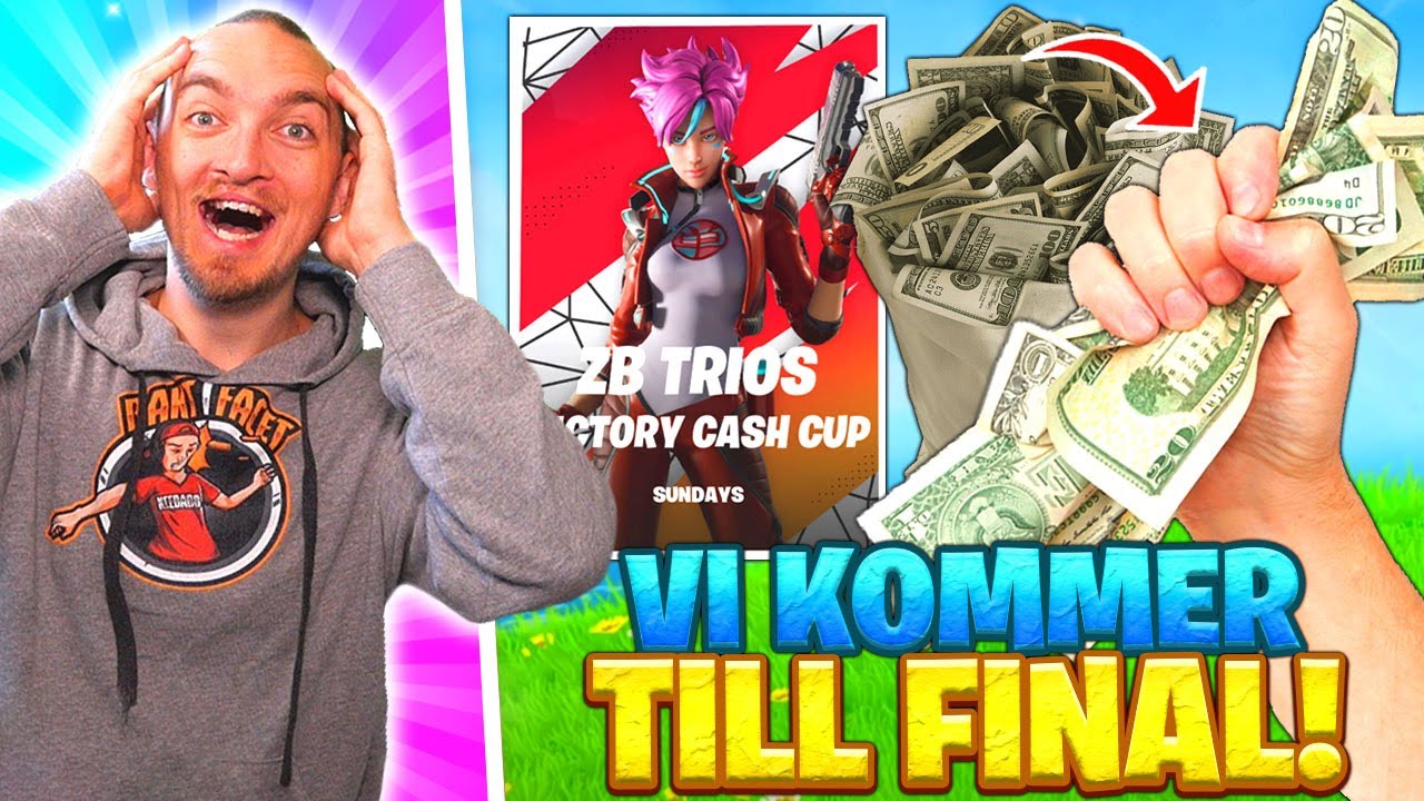 VI KOMMER TILL FINAL I EN FORTNITE CASH TURNERING